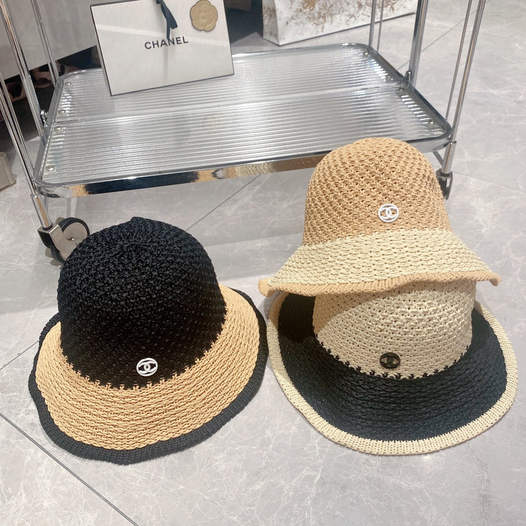 Fashion Straw Bucket Hat