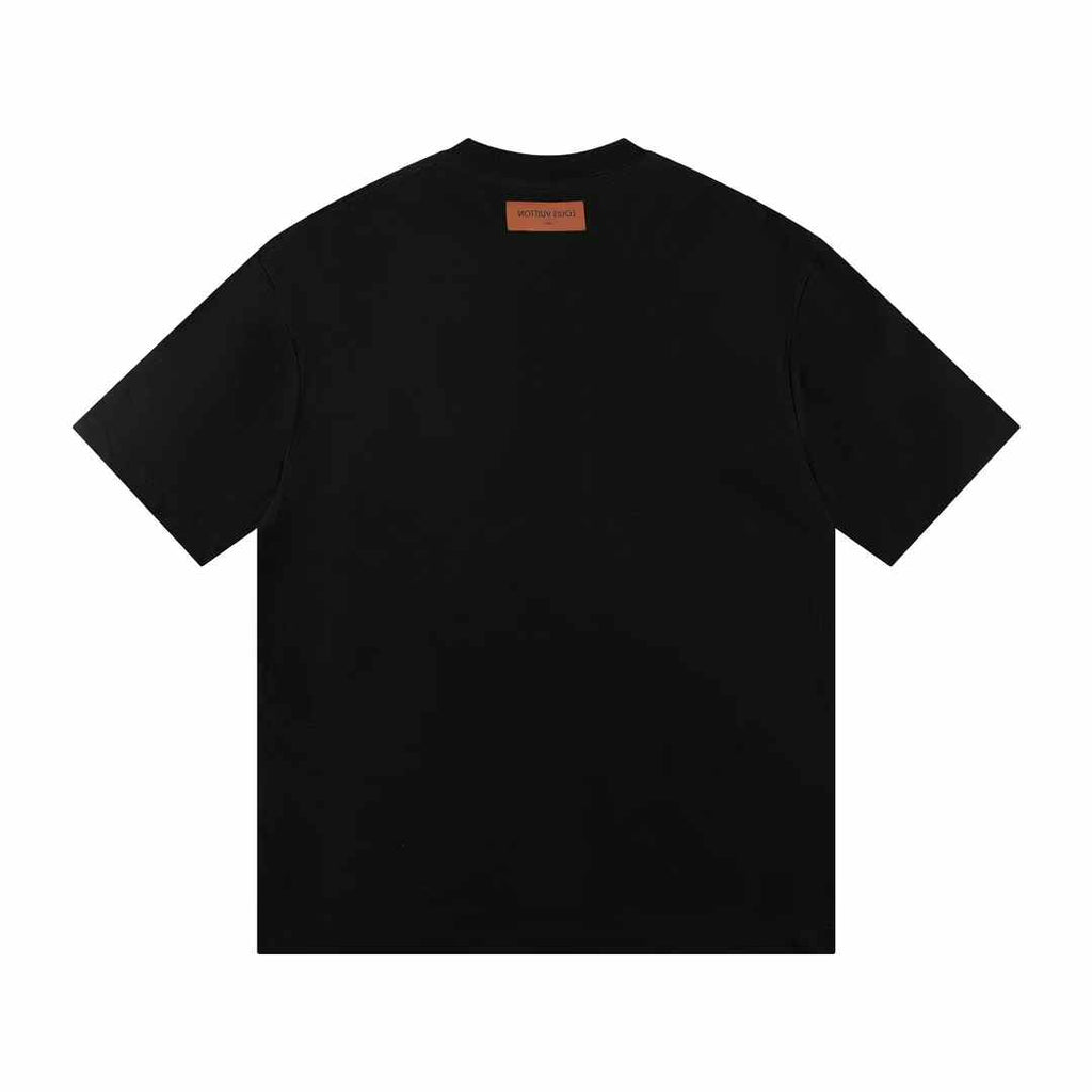 Alphabet pattern print t-shirt
