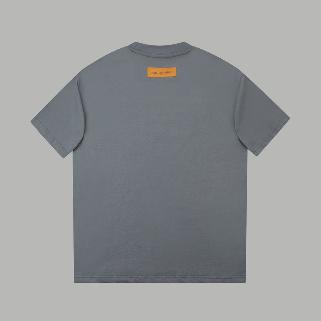 Simple letter printing t-shirt