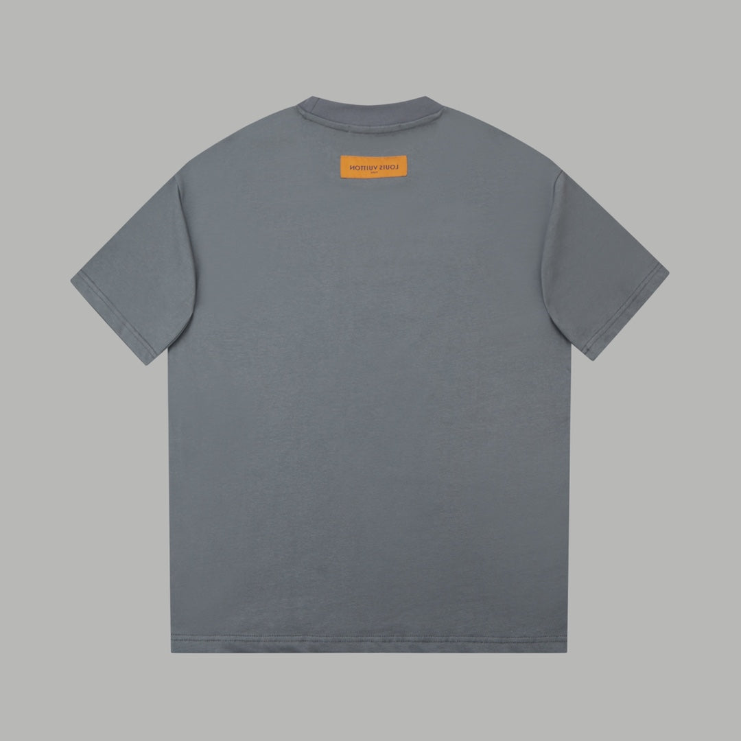 Simple letter printing t-shirt