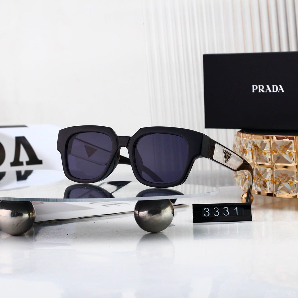 Casual Metal Polygon Sunglasses Fashion Streetwear  3331