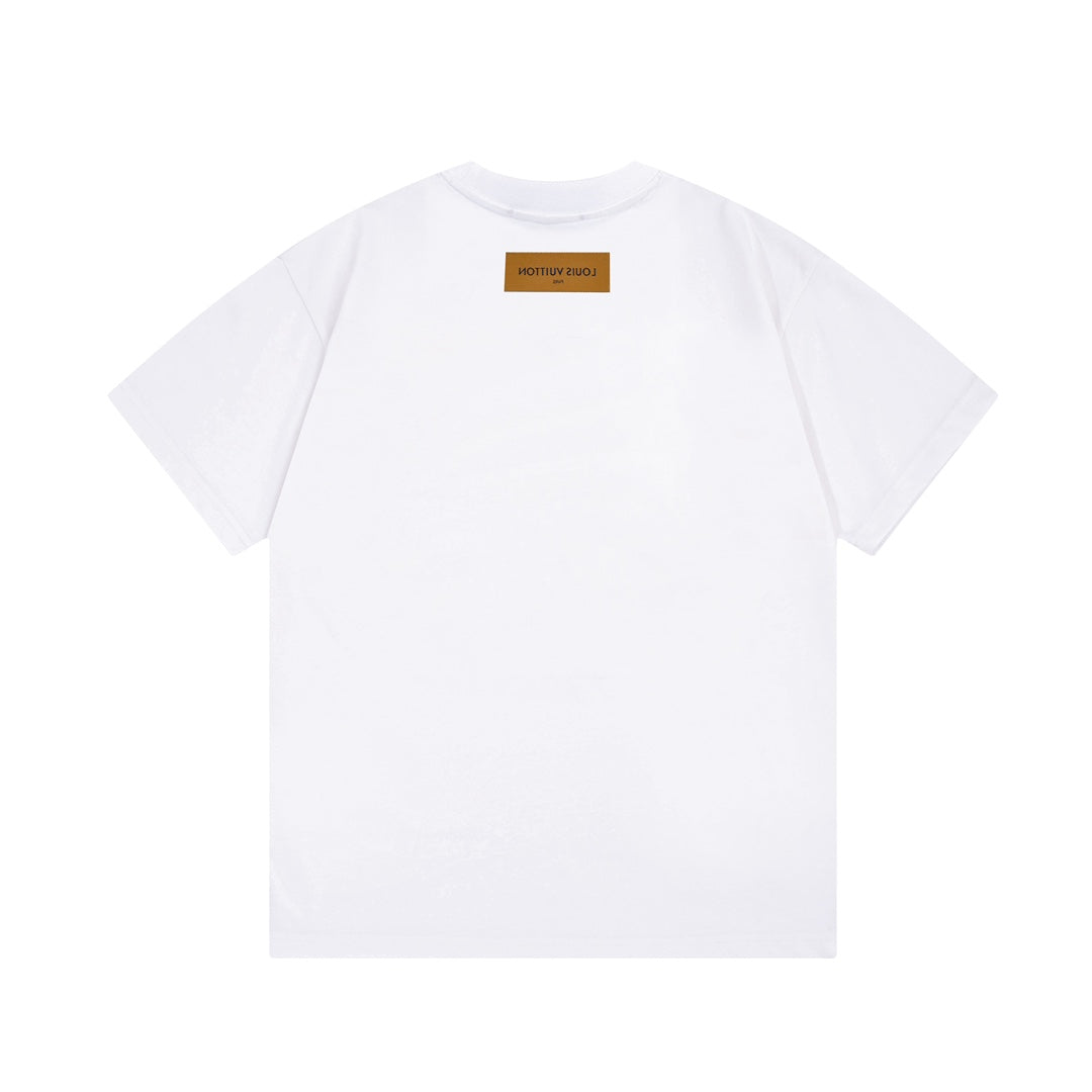 Colorful letters print t-shirt