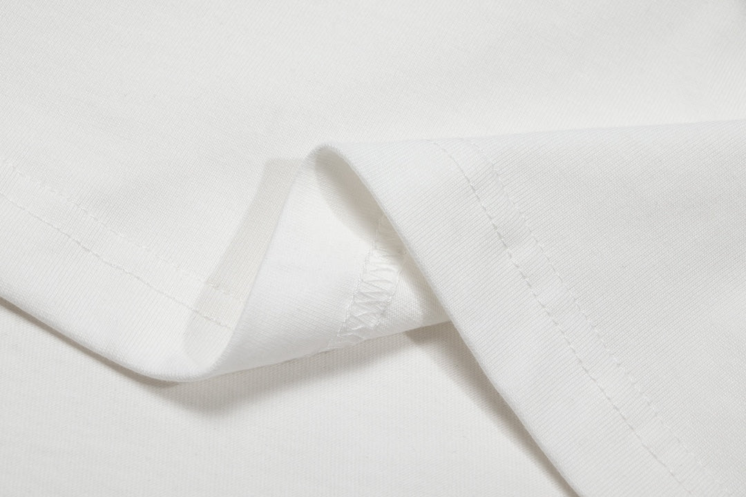 Stretch Cotton T-shirt With Graphic Print(summer preferred)