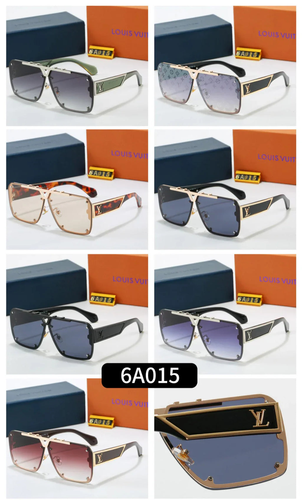 Fashion hot 7 color sunglasses 6A015