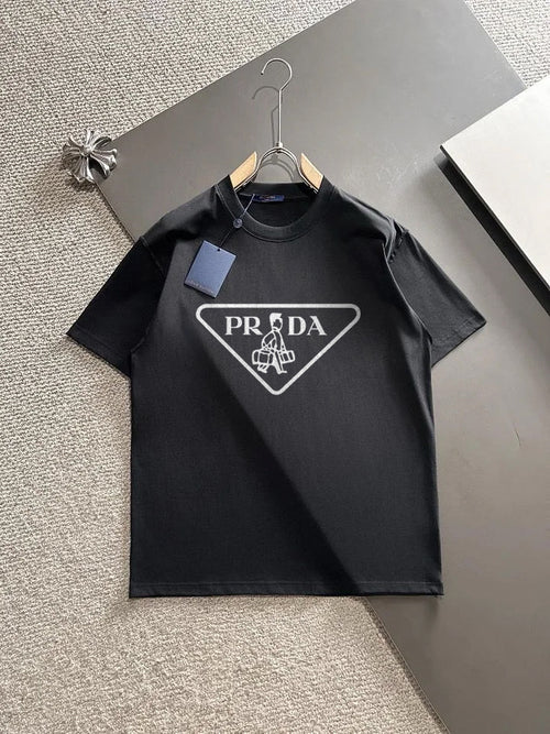 Chest print casual t-shirt
