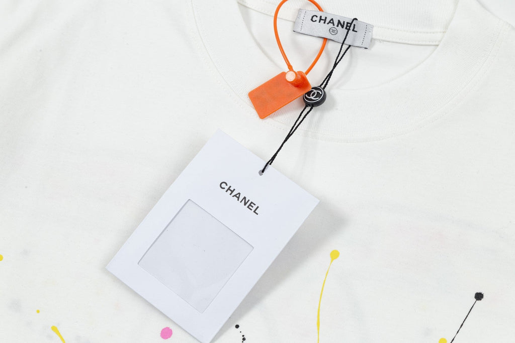 Colorful handmade graffiti t-shirt