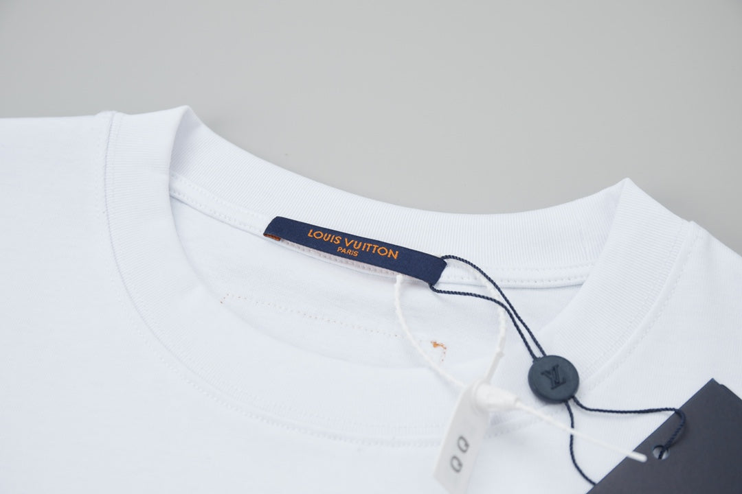 Simple letter printing t-shirt