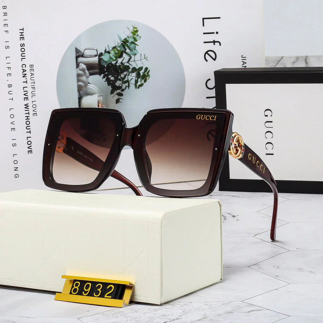 4 Colors Korean Style Large Accessories Fashion Sunglasses 8932