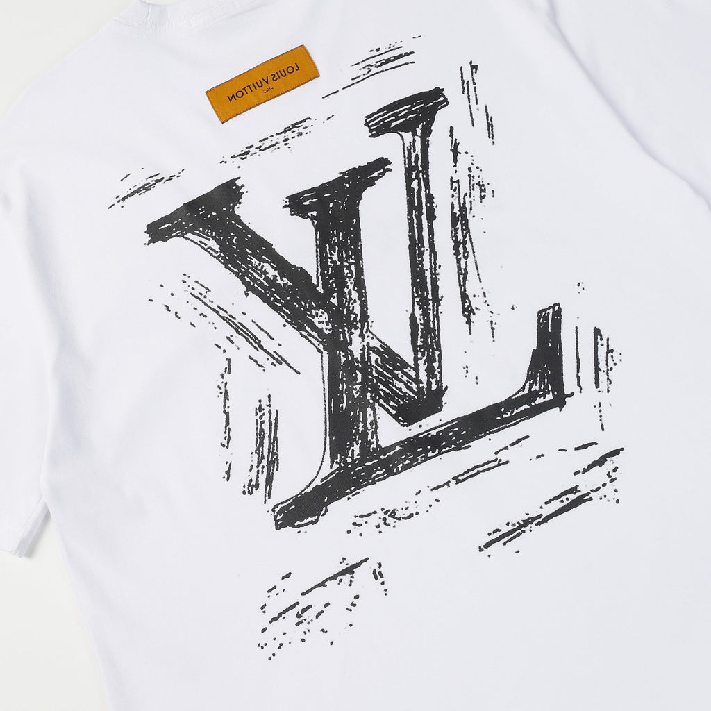 Creative letter print T-shirt