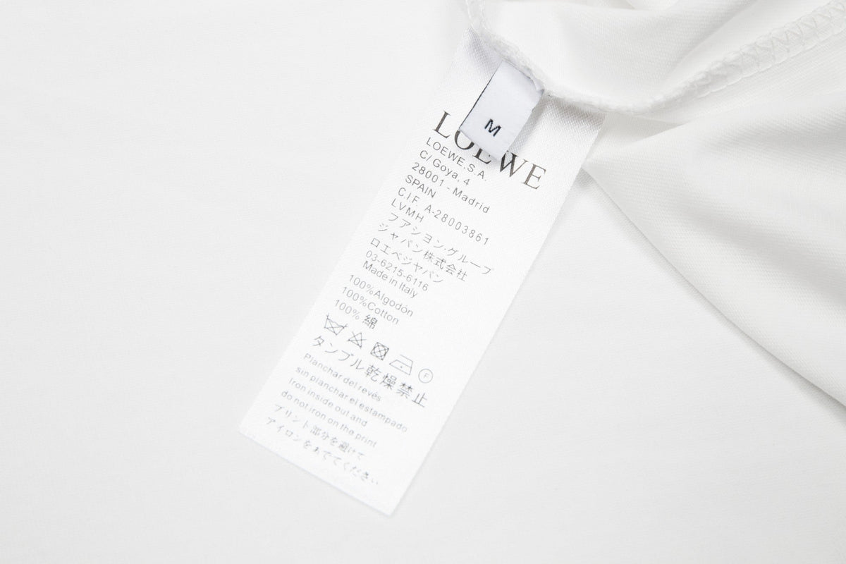 Fluorescent logo print T-shirt