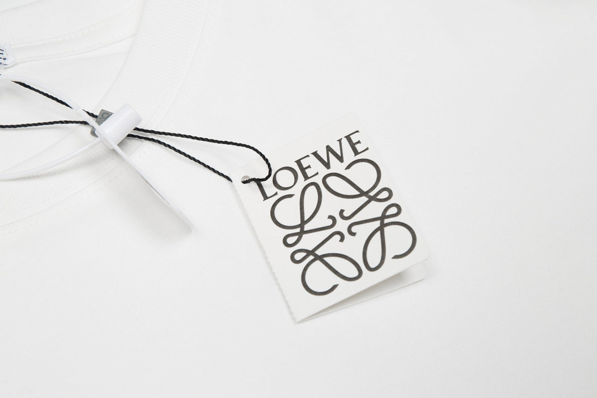Fluorescent logo print T-shirt