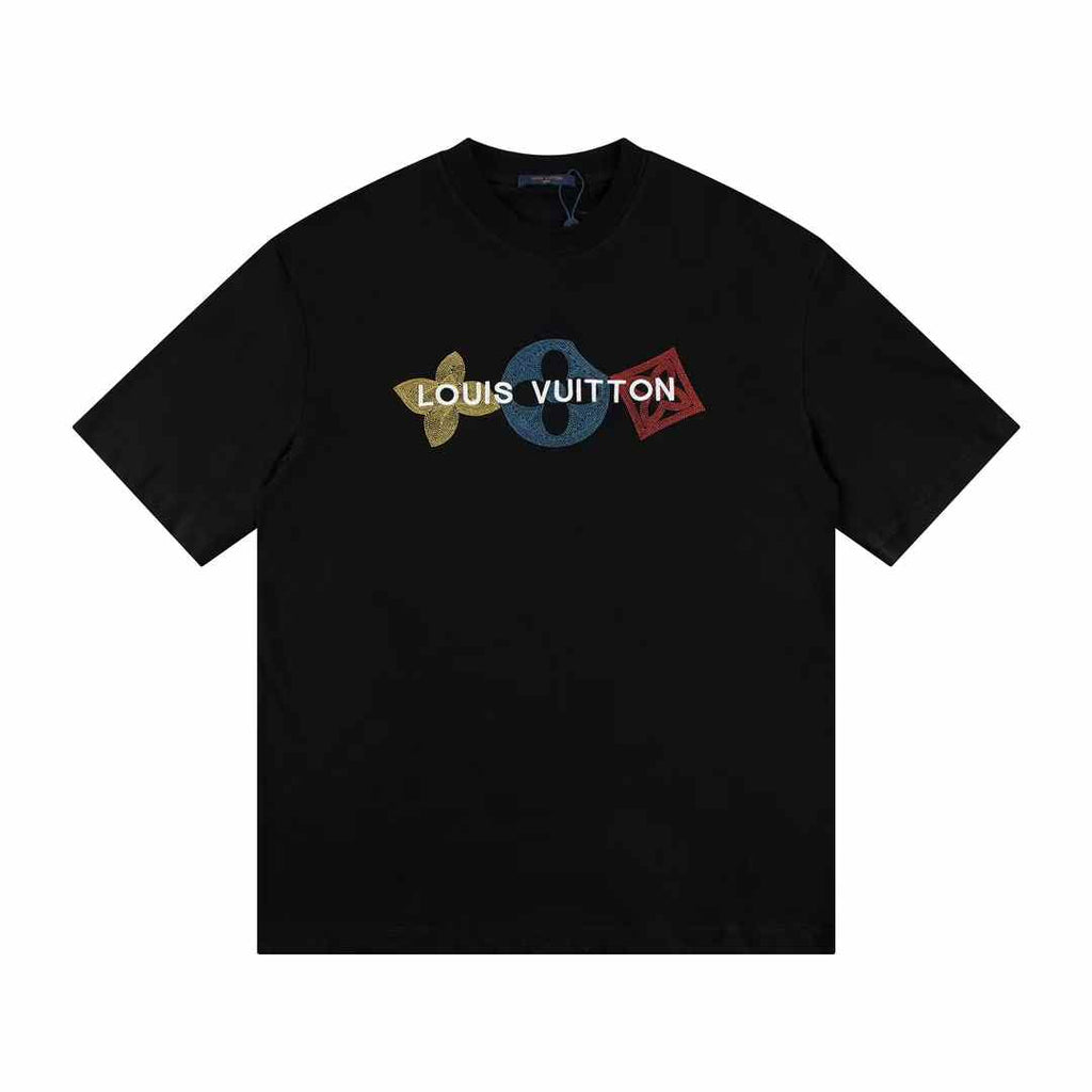 Alphabet pattern print t-shirt