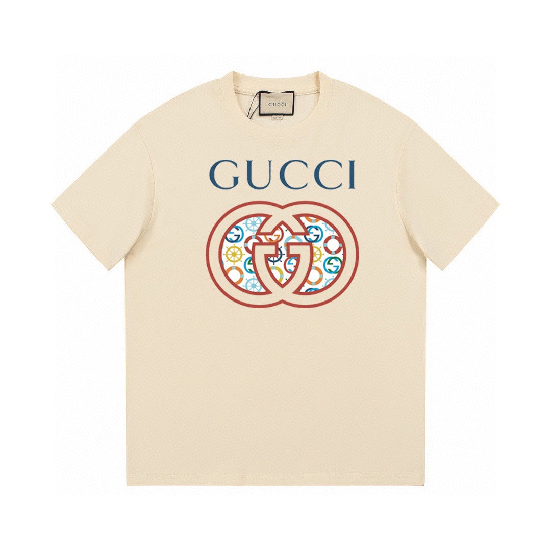 Logo filled graphic print T-shirt(summer preferred)