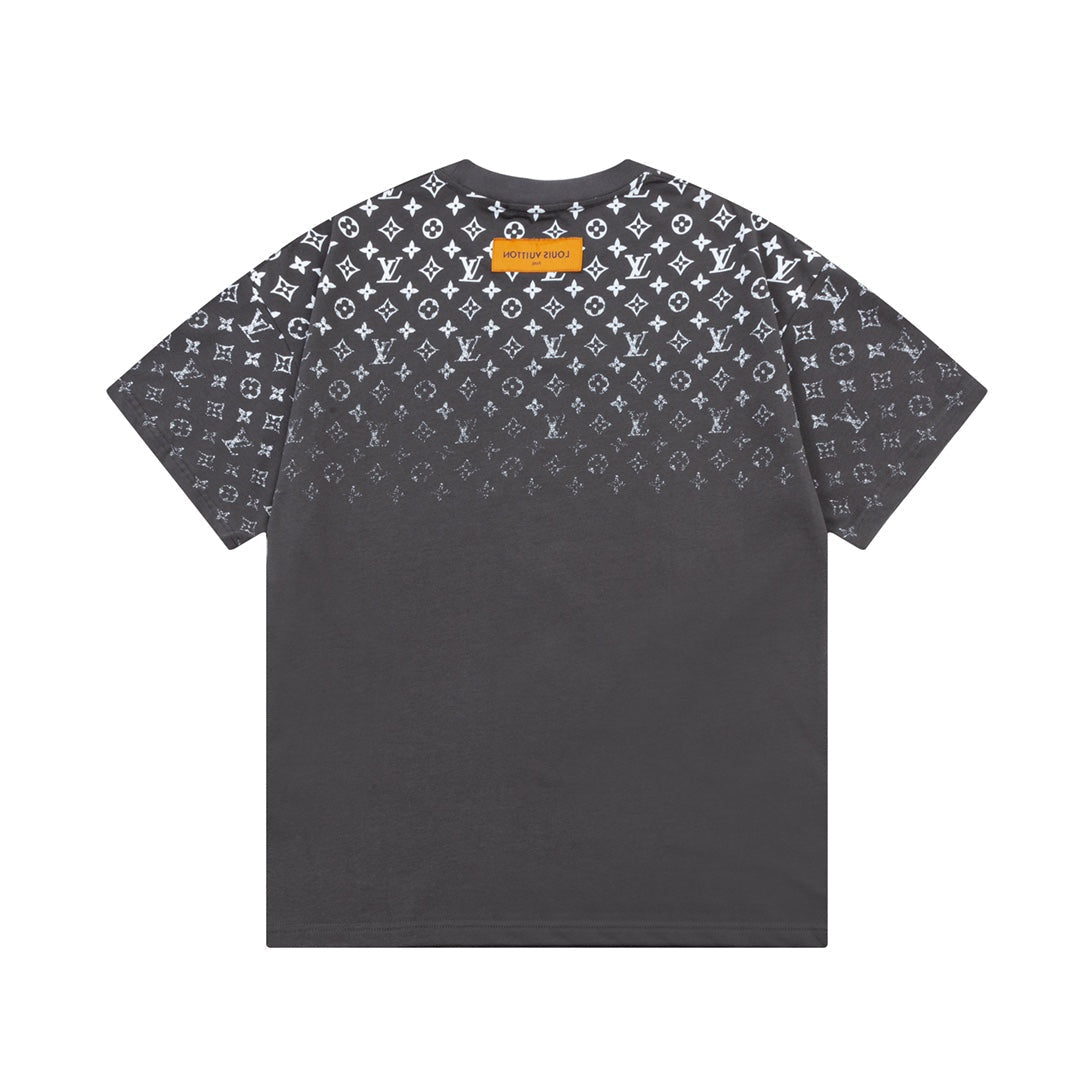 Gradient monogram print T-shirt