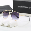 Double Bridge Square Sunglasses, UV400 Polarized Fashion Shades