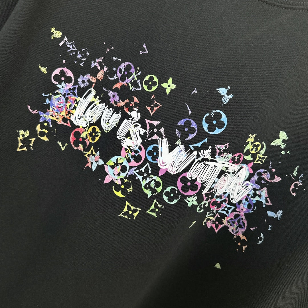 Rainbow Print T Shirt